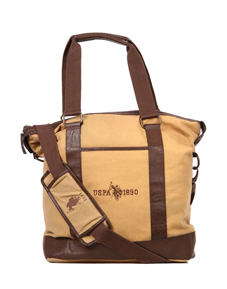 U.S. Polo Assn. Casual Wear Solid Unisex Bag KNOCKOUT Brown